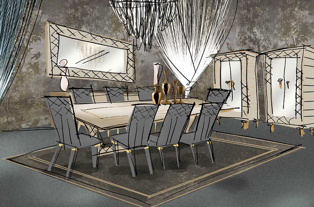 adora-luxury-a-porter-design-dining-room - Adora